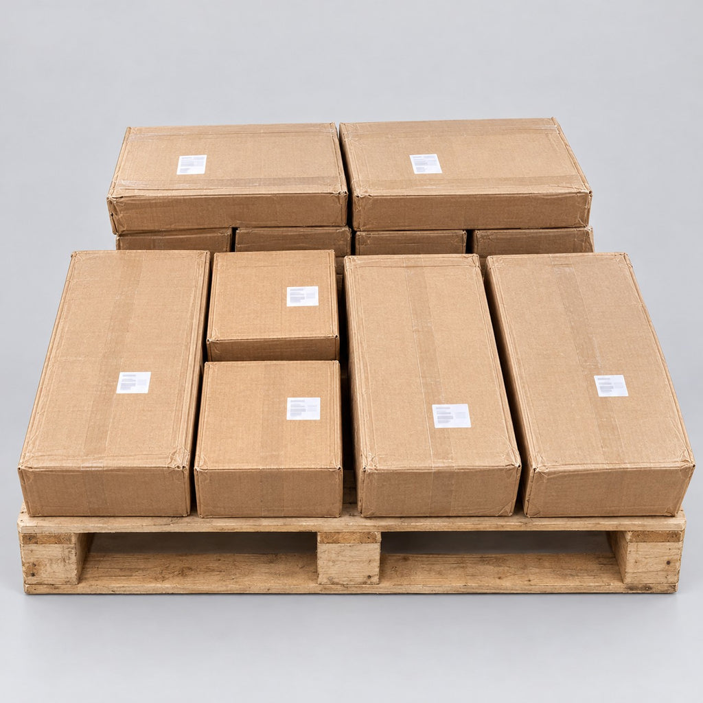 Dörr New York 10x10" Black Photo Frames – Pallet of 224 – studio illustration of the pallet