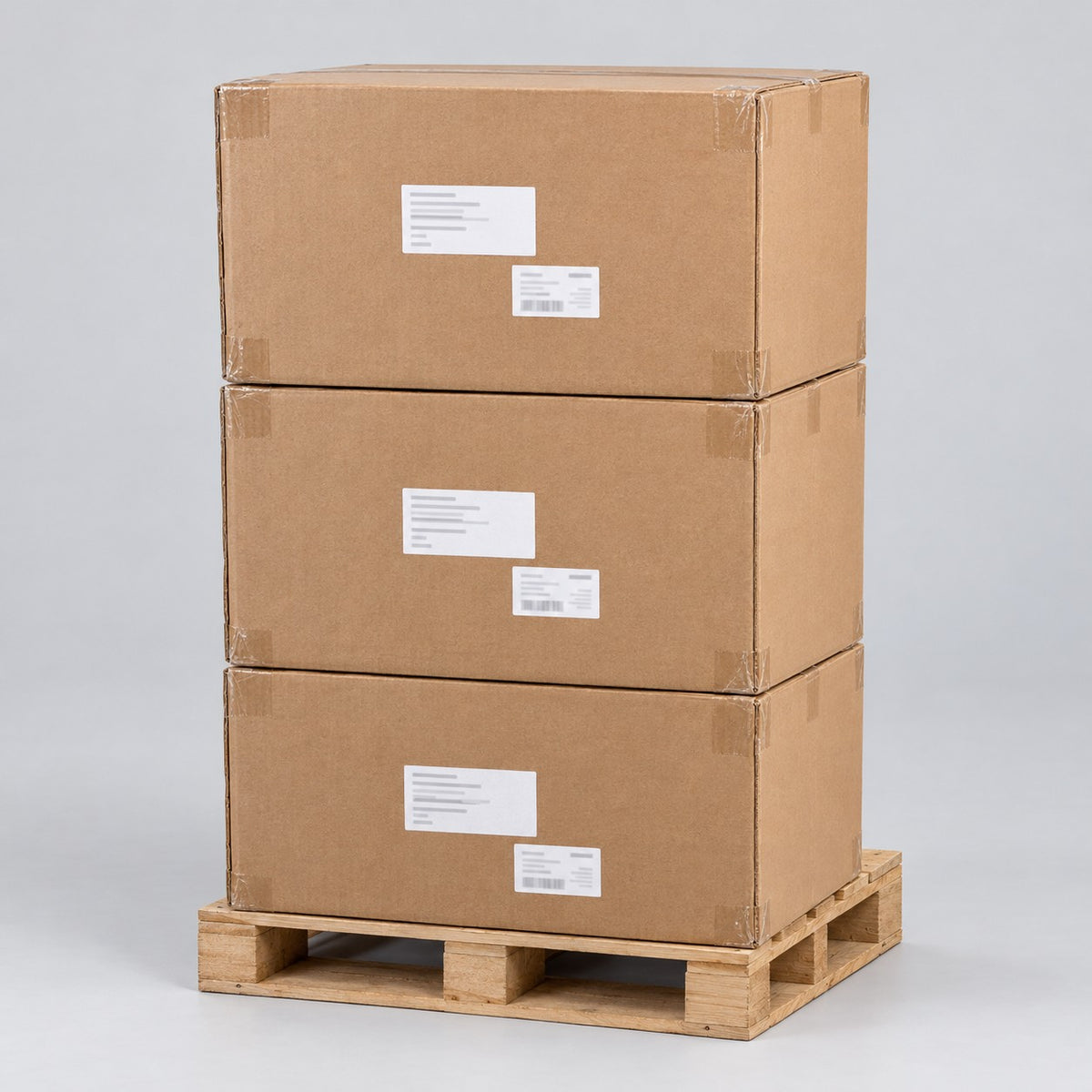 Dörr New York 5x5" White Photo Frames – Pallet of 240 (3 Cartons of 80) – studio illustration of the pallet