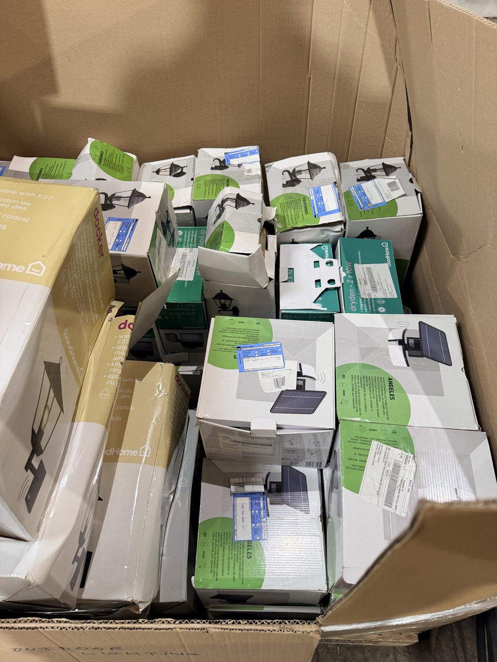 B&Q Customer Returns Pallet – Outdoor & Security Lighting – actual stock photo 4