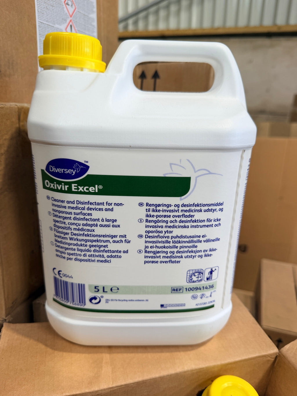 Oxivir Excel 5L canister – actual stock