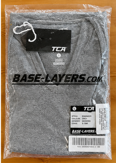 TCA Women's Engineer Base-Layer Top – Grey – L