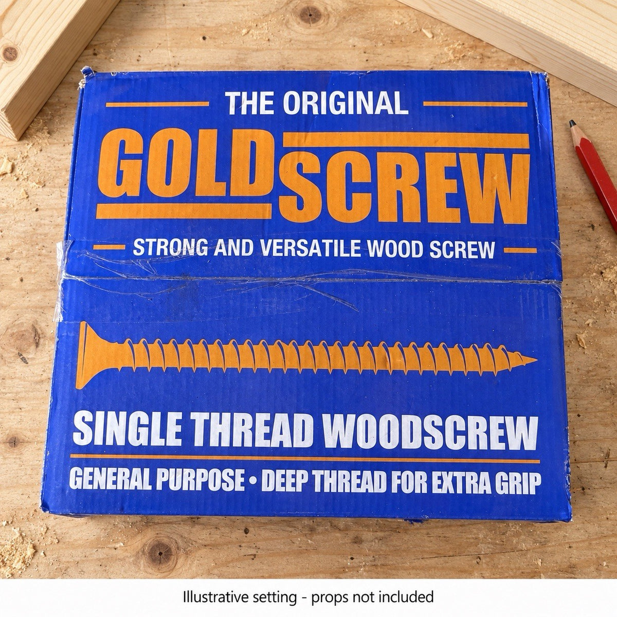 Goldscrew 5 x 100mm wood screws box of 1000 photo 4