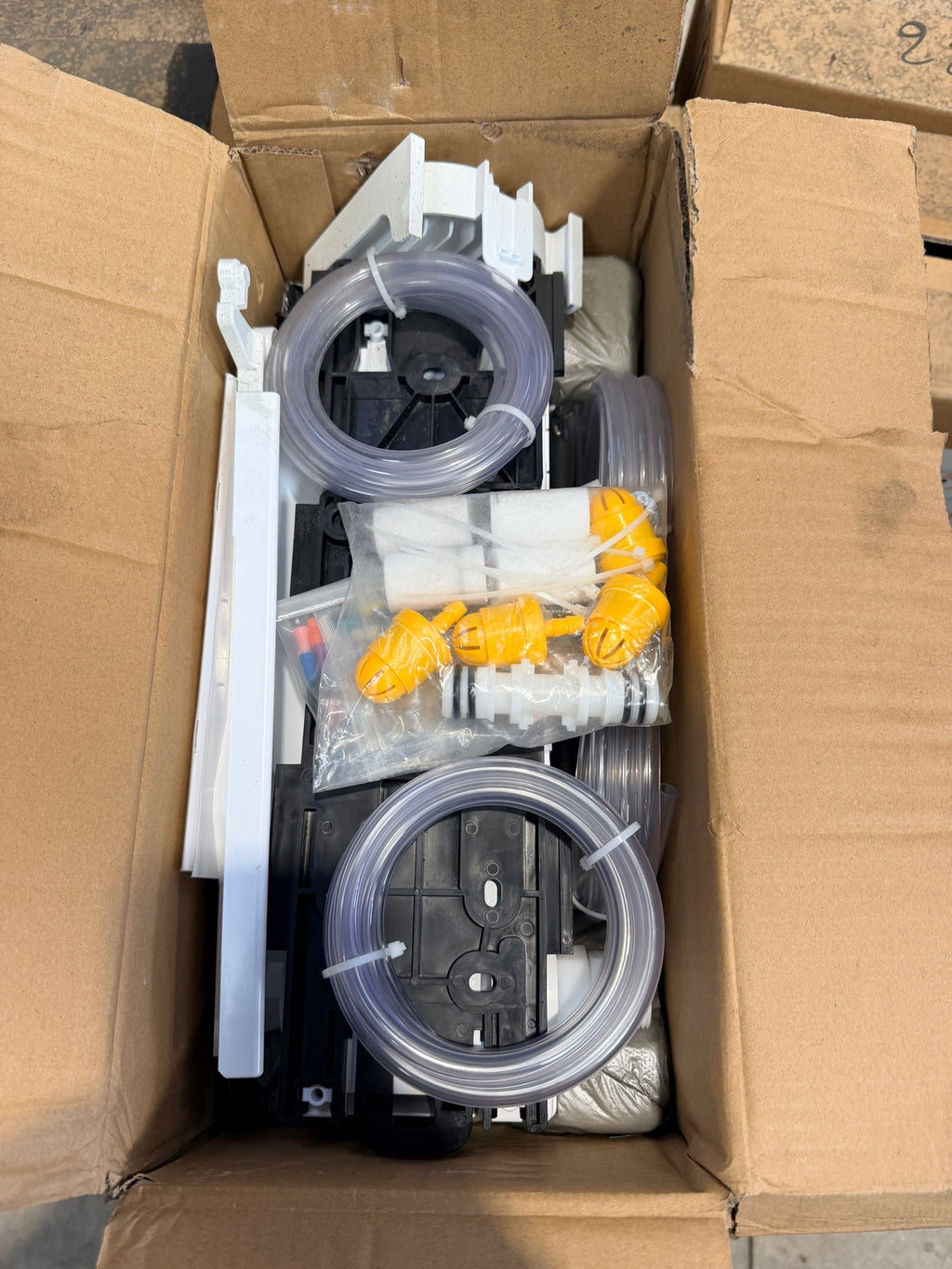 SEKO ProMax 4-product bottle-fill unit in box with tubing and fittings – actual stock