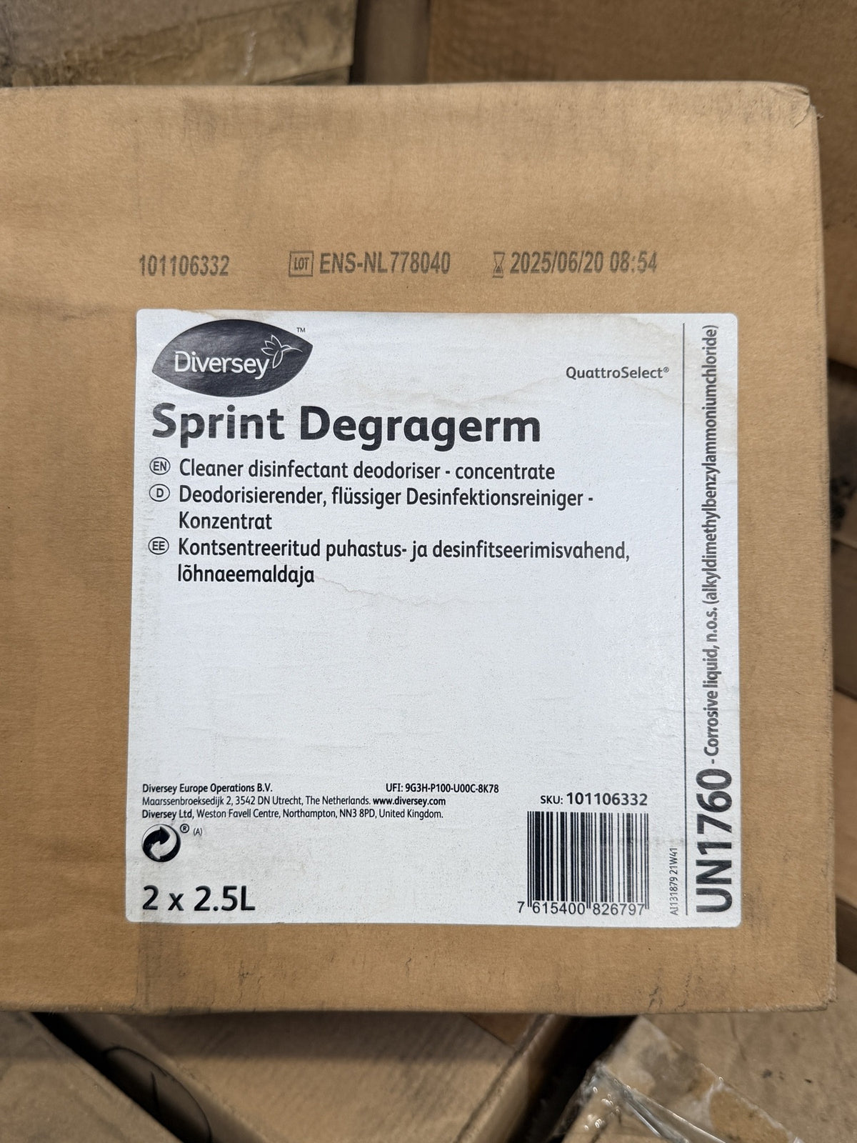 Diversey TASKI Sprint Degragerm – actual stock photo 1