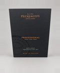 Pecksniff's Men's Professional fragrance gift set – closed box, studio photo