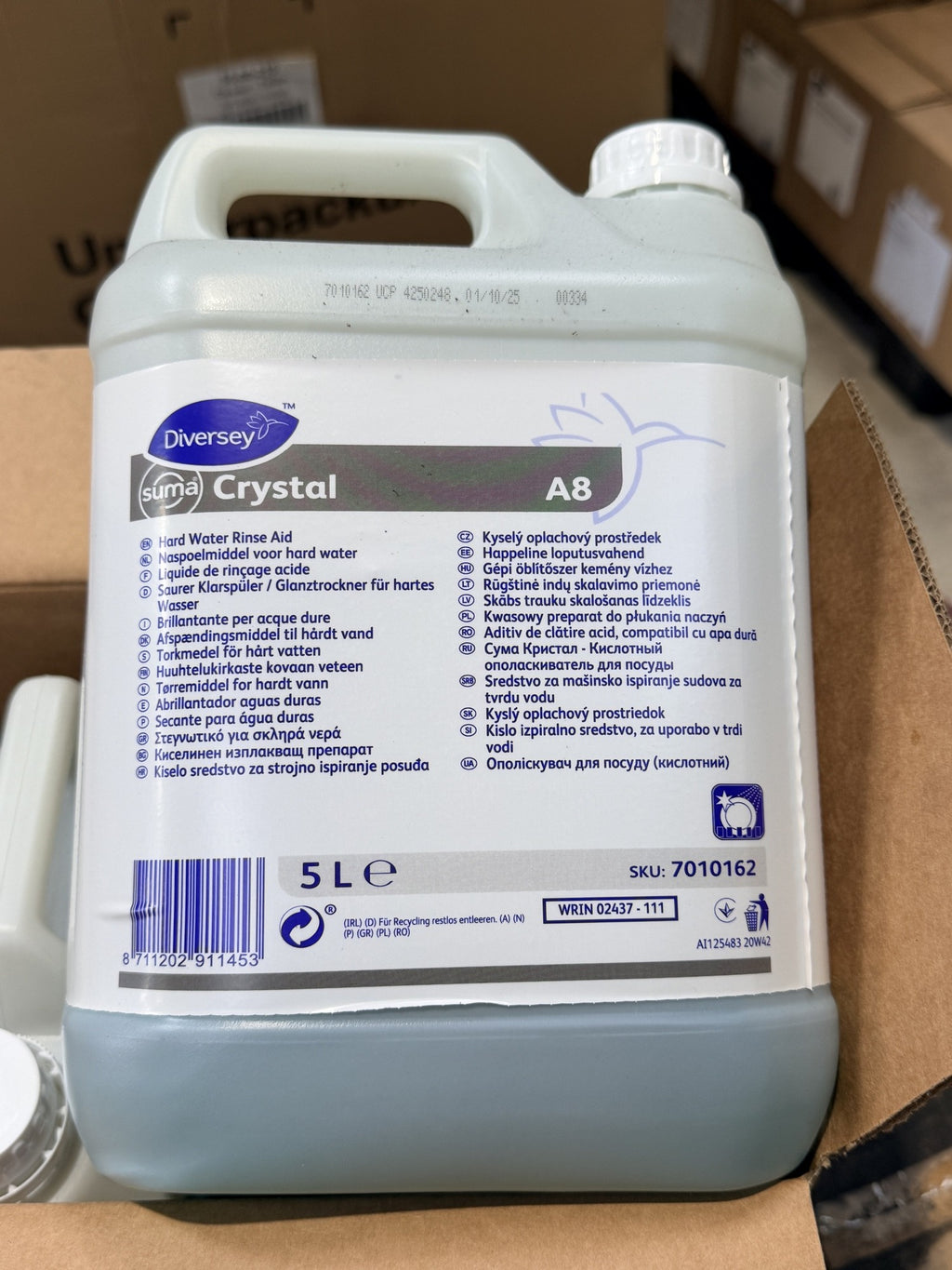 Diversey Suma Crystal A8 – actual stock photo 2