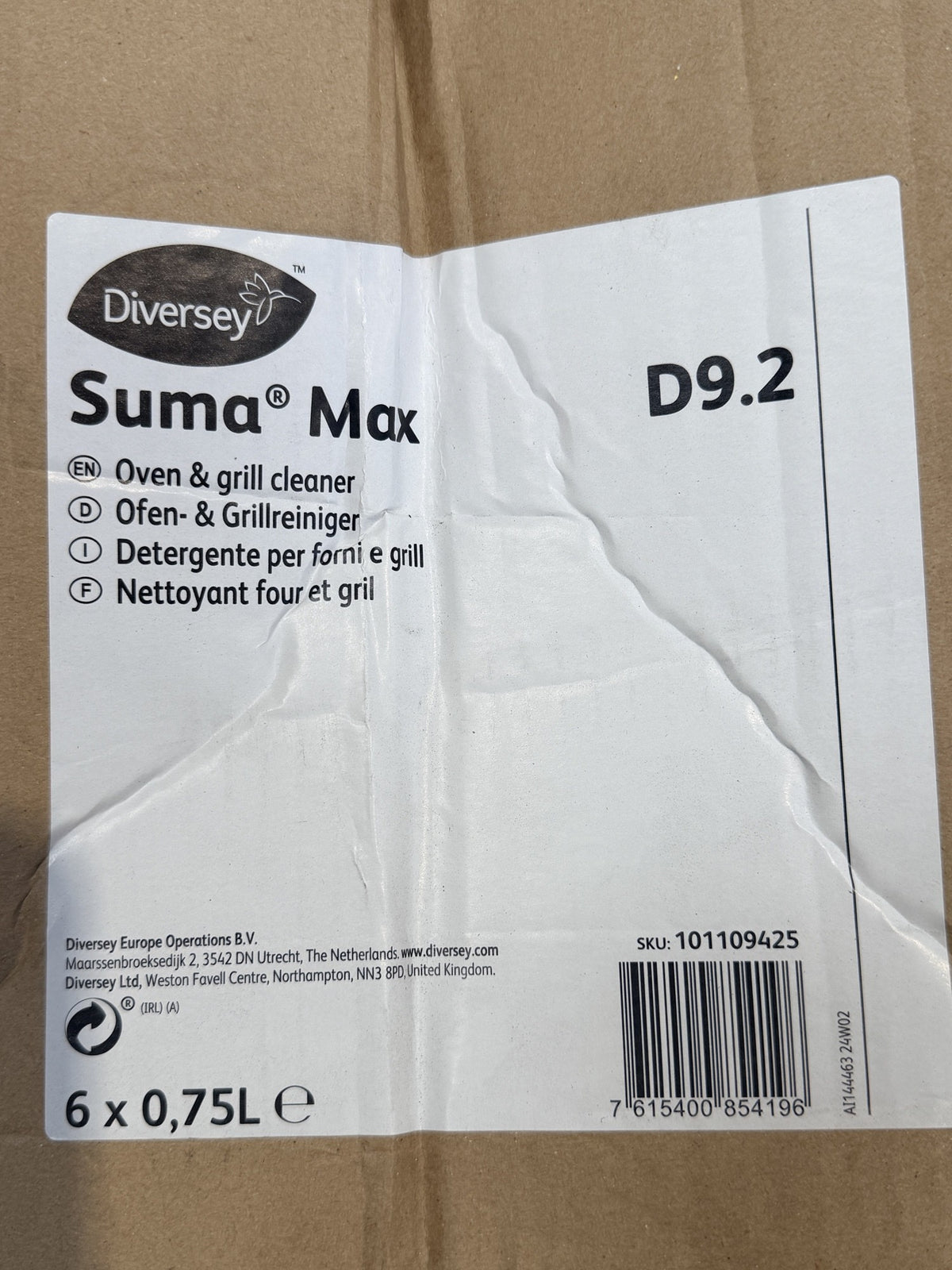 Diversey Suma Max D9.2 – actual stock photo 1