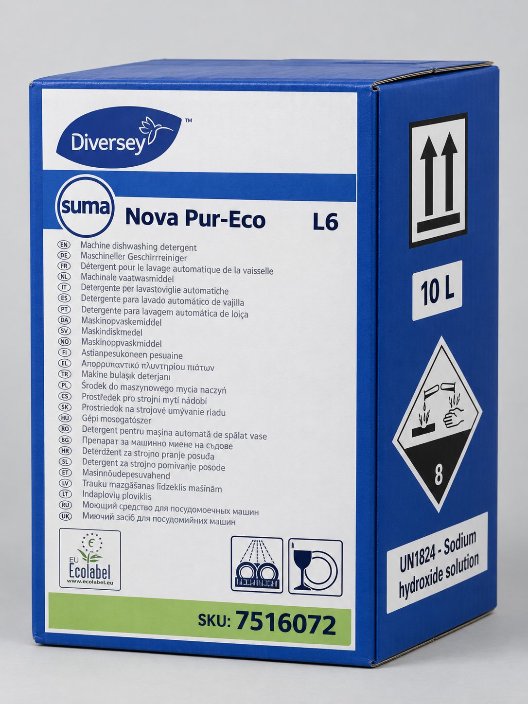 Diversey Suma Nova Pur-Eco L6 10L SafePack – studio image