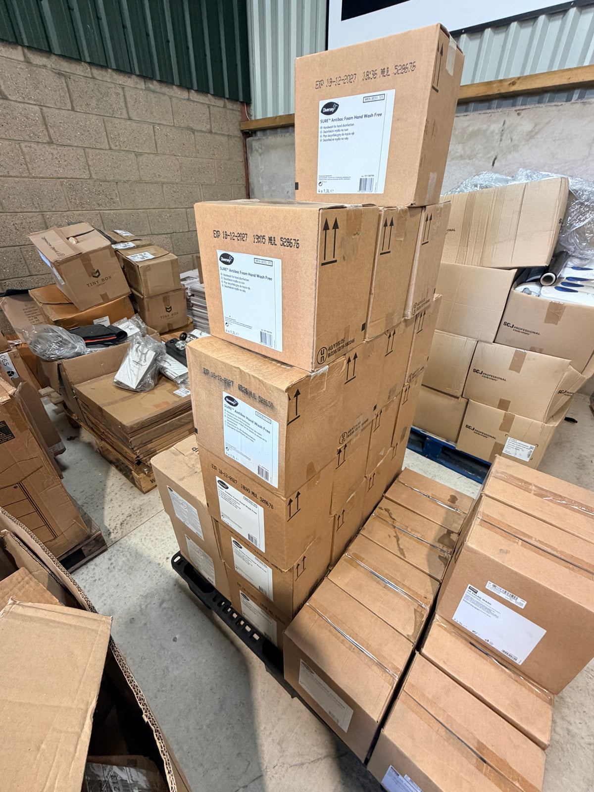 SURE Antibac Foam Hand Wash Free cases – actual stock