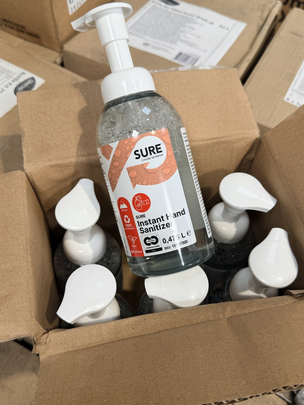 Diversey SURE Instant Hand Sanitizer – actual stock photo 2