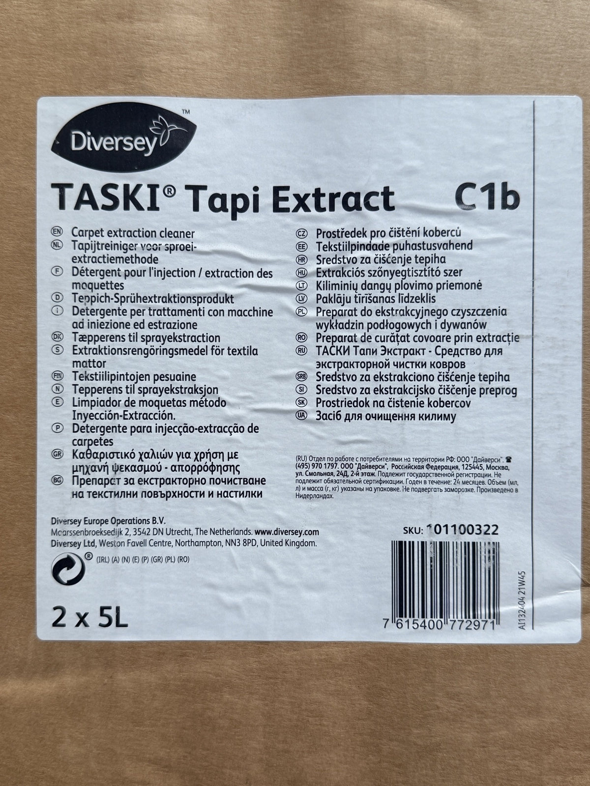 Diversey TASKI Tapi Extract – actual stock photo 1