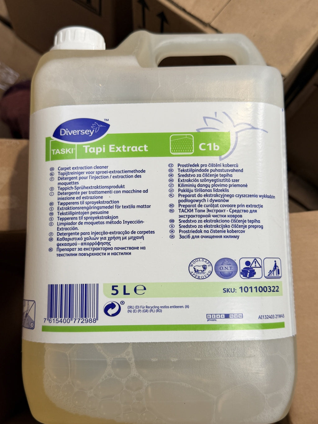 Diversey TASKI Tapi Extract – actual stock photo 2