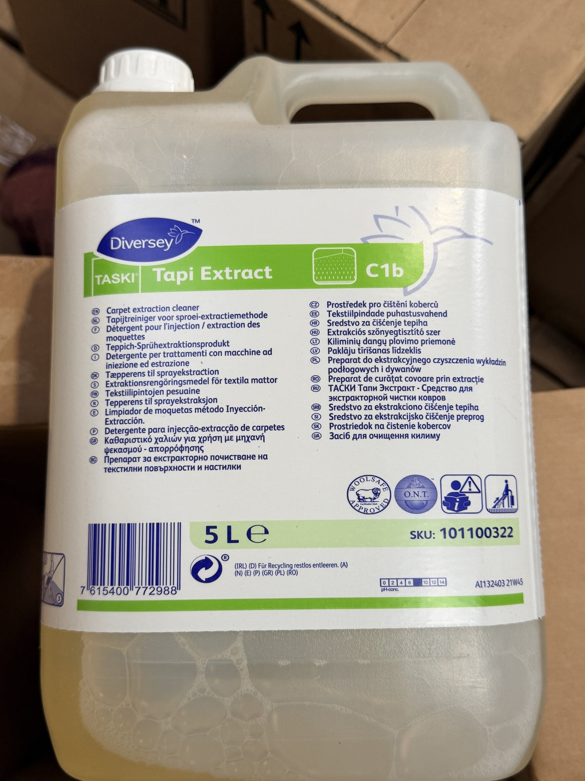 Diversey TASKI Tapi Extract – actual stock photo 2