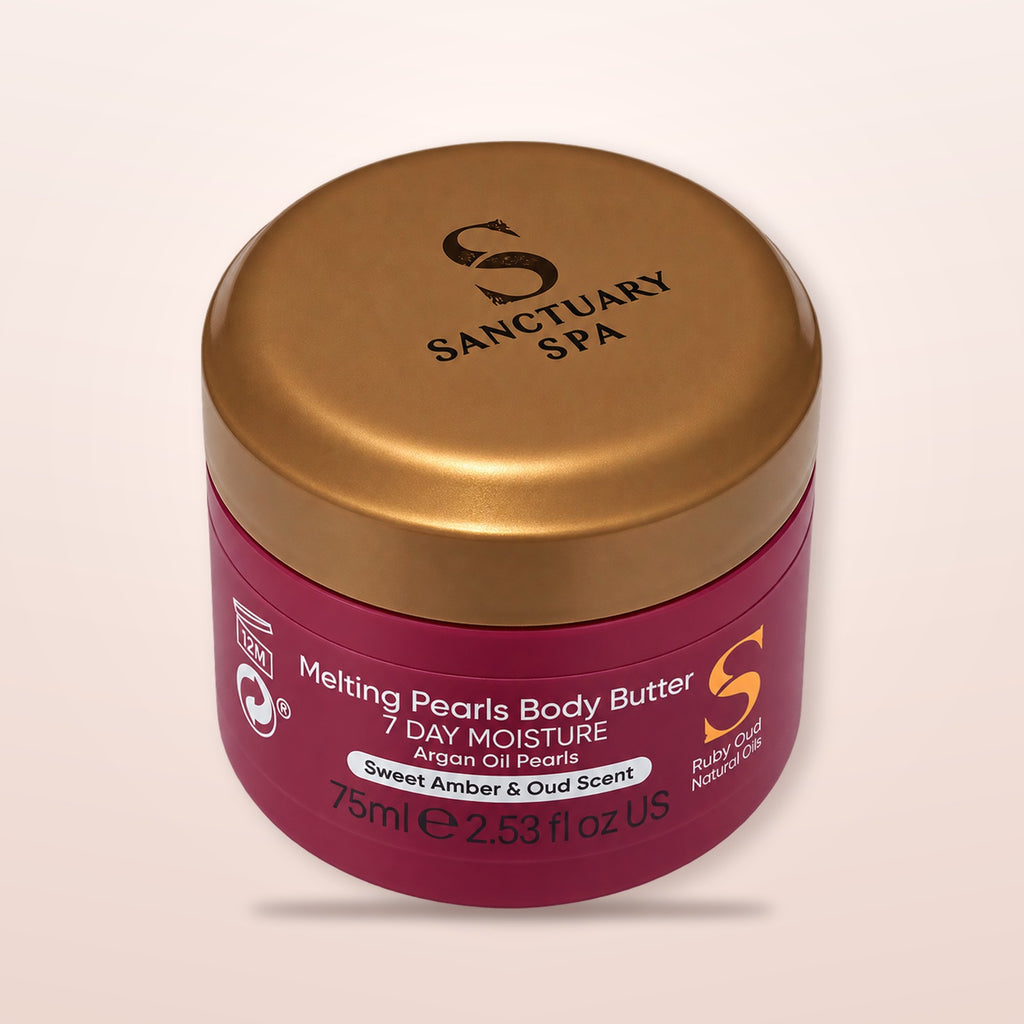 Sanctuary Spa Ruby Oud Melting Pearls Body Butter 75ml