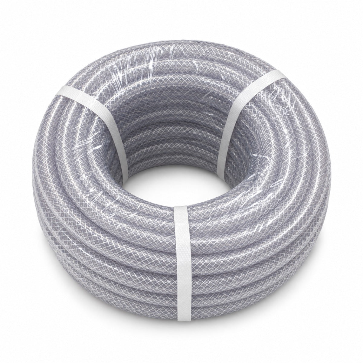 Diversey PVC Reinforced Braided Tube 12mm OD – studio image of the actual stock