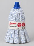 Vileda Professional SuperMop Ag blue mop head – studio image