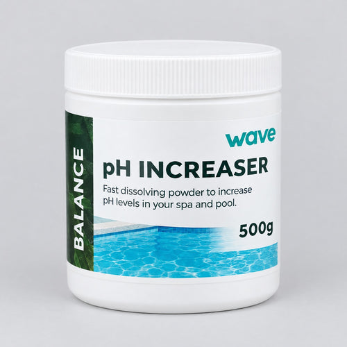 Wave pH Increaser 500g tub – studio image